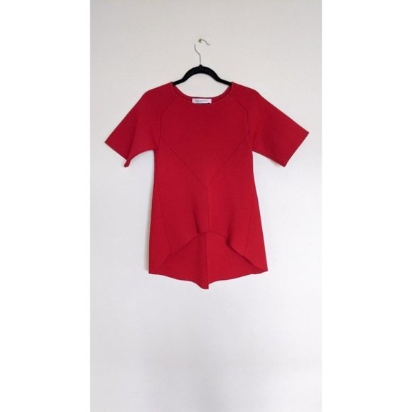 Scanlan Theodore Milano Crepe Knit Cylinder top size 8 - Picture 3 of 7